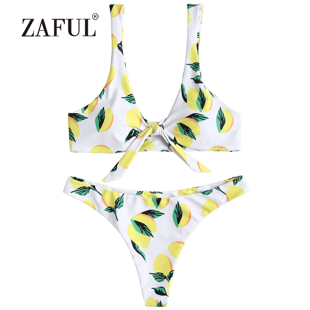 zaful lemon bikini
