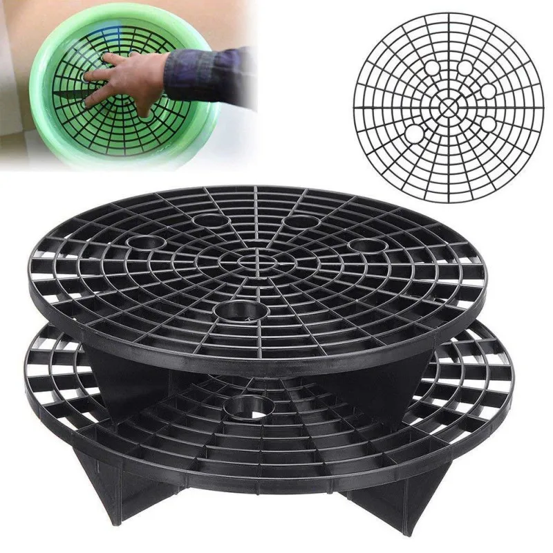 

2019 23.5 / 26 Cm Car Wash Grit Guard Insert Washboard Water Bucket Filter Scratch Dirt Filter