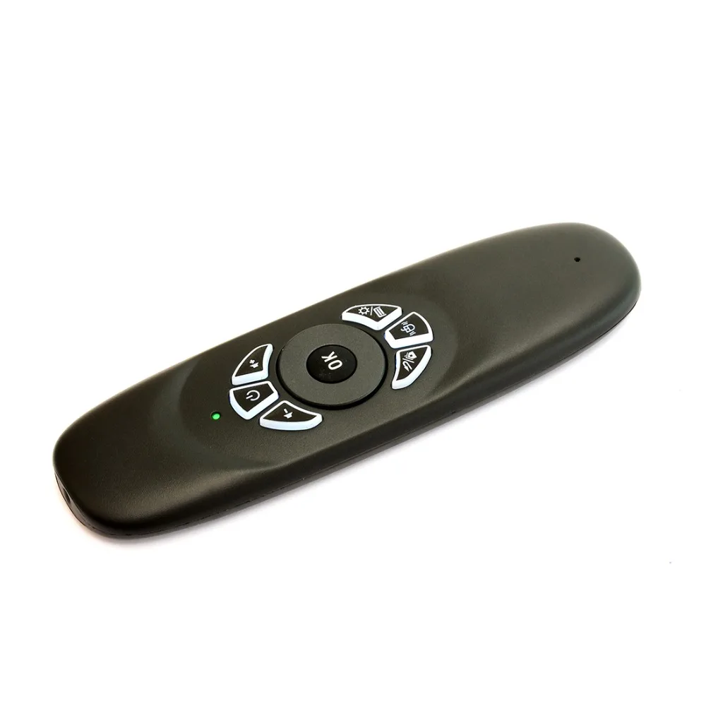 Русская C120 Fly Air mouse беспроводная клавиатура с подсветкой 2,4G перезаряжаемый пульт дистанционного управления 360 градусов для Mi X96 tv BOX