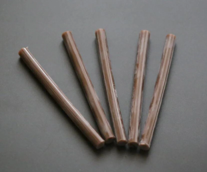 Brown COLOR 12 x keratin glue sticks for hair extensions