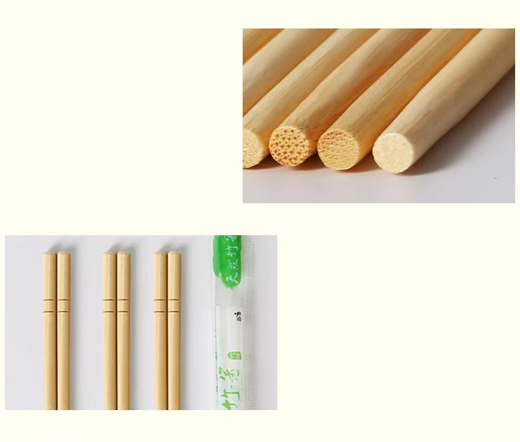 GIEMZA 5 пар бамбуковые палочки для еды Одноразовые Экологичные; деревянные круглые китайская палочка для еды Столовые приборы отдельно