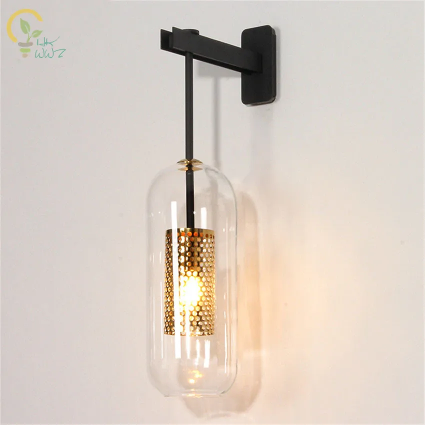 Post-Modern Luxury  Wall Lamp Nordic Glass Wall Lights for Living Room Bedroom Bedside Lamps Indoor Lighting Fixtures Decoration