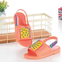 Детская обувь для мальчиков летние босоножки, детская обувь мини lissa бабочка принцессы с принтом «Кот» водонепроницаемая обувь для девочек желейные конфеты запах