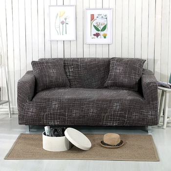 

1/2/3/4-Seater Four Seasons Universal Stretch Sofa Covers Furniture Protector Polyester Printing Soft Couch Cover Sofa Towel