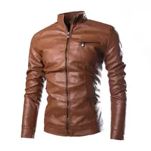 Новые весенние мужские Мотоциклетные Куртки из искусственной кожи мужские модные тонкие деловые повседневные пальто брендовая одежда британский стиль новые дешевые