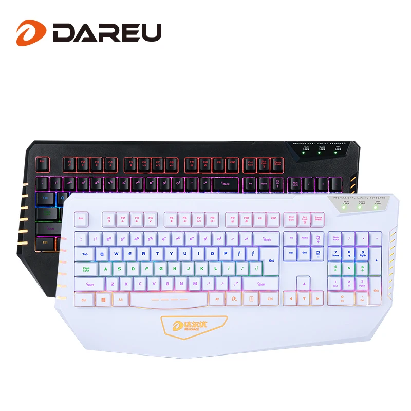 

Original Dareu 6 color mix lights silent gaming keyboard 19 key conflict-free Keyboard For LOL CF