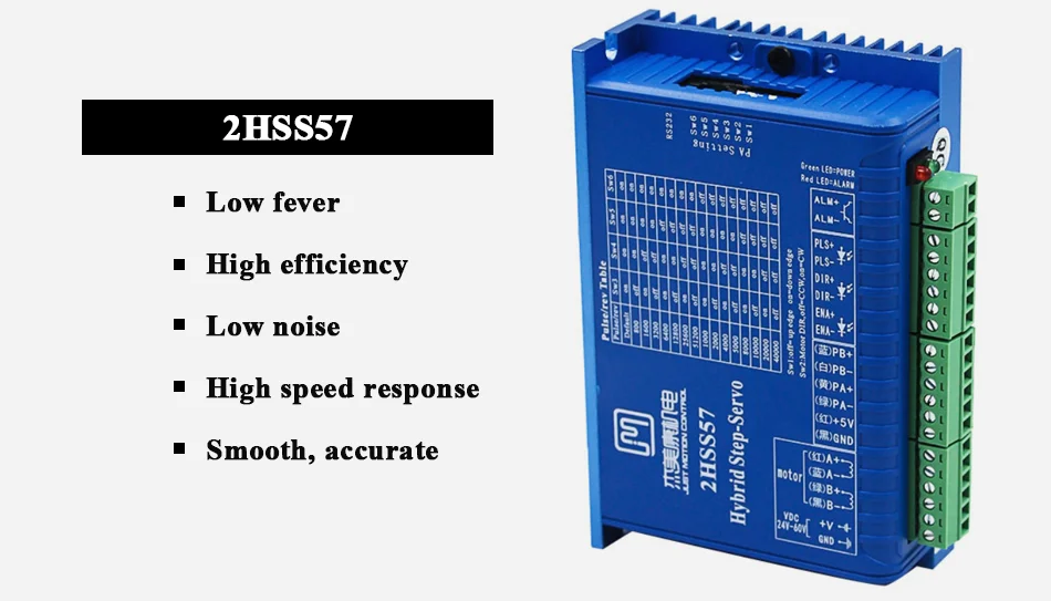 2N. M Гибридный шаг-серводвигатель 2HSS57+ 57J1880EC-1000 замкнутый контур входное напряжение DC24-48V