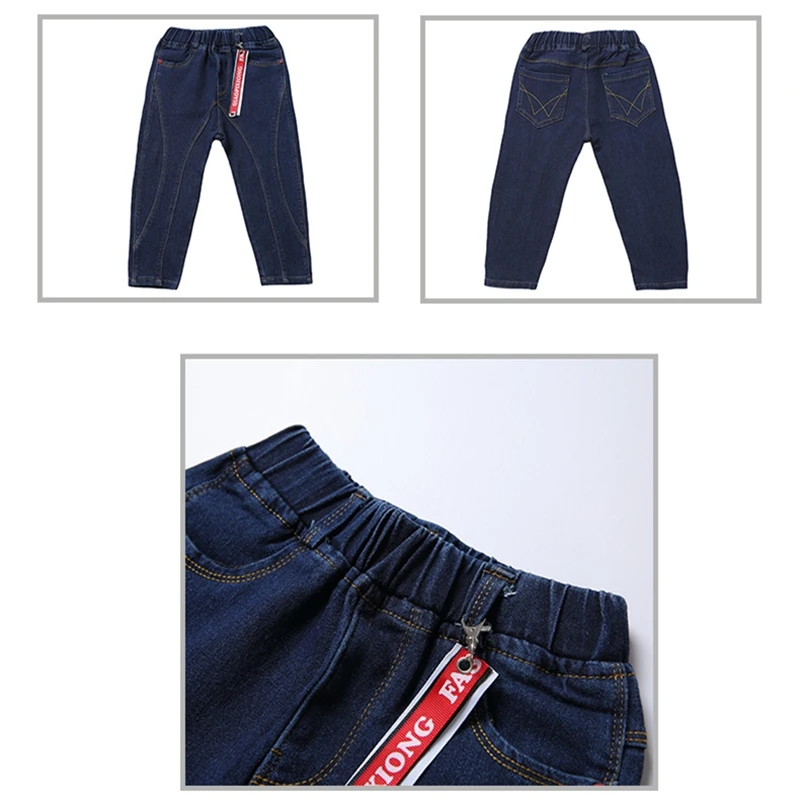 Baby Boys and childrens jeans Pants clothes In the spring and autumn South Korean style Radish jeans Stylish kids Clothing LRZLYX-A3 (12)