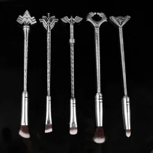 Набор кисточек для макияжа из сплава Wonder Woman, 5 шт