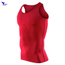 Новые летние сжатия Фитнес Спортивная свободная жэенская майка быстросохнущая без рукавов, для тренажерного зала крутые рубашки мужские кроссовки жилет Спортивная Костюмы
