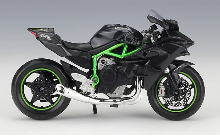 Maisto 1:18 KAWASAKI NINJA H2 R черный литой Сплав модель мотоцикла игрушка для детей подарок на день рождения Коллекция игрушек