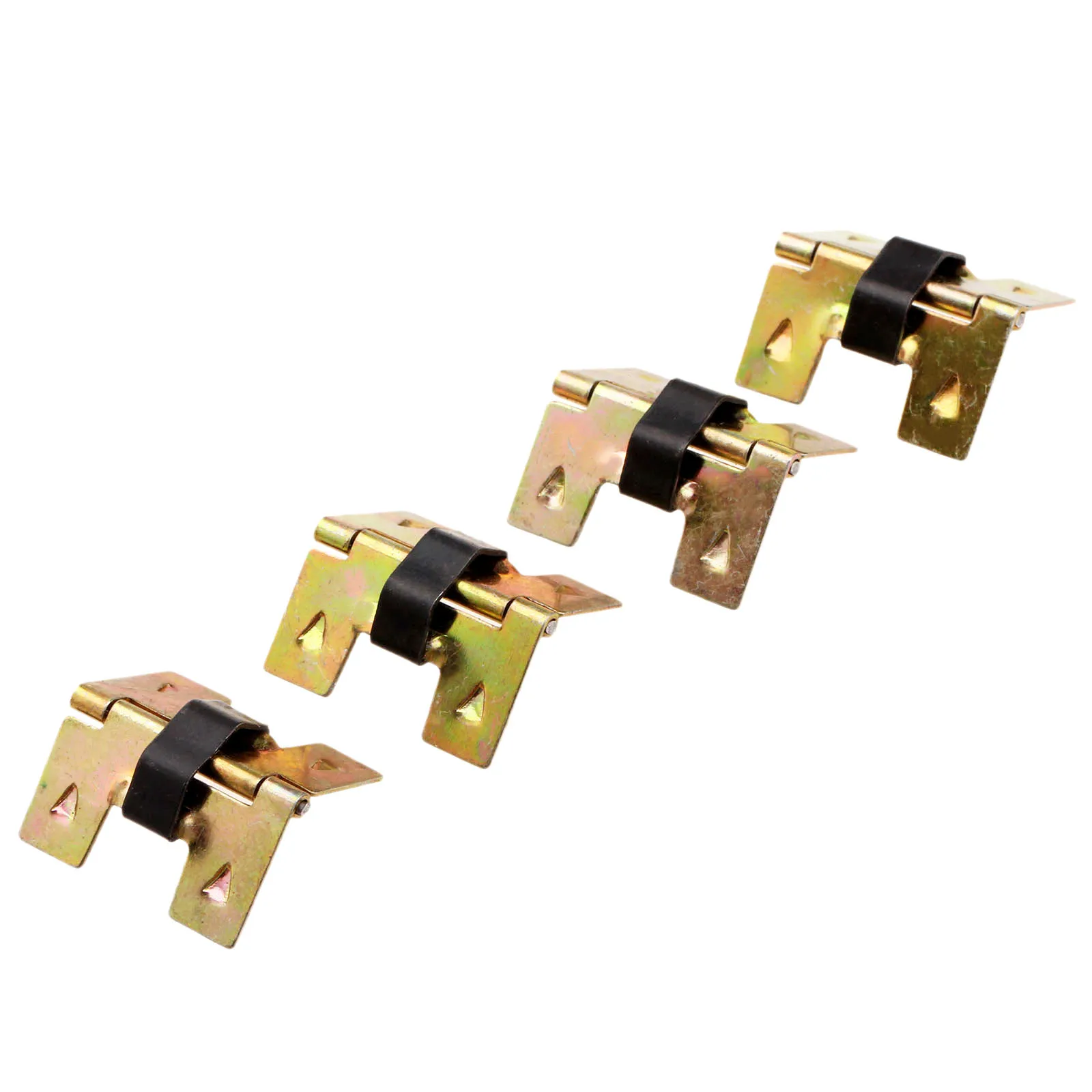 

20Pcs Gold Cabinet Hinges Furniture Accessories Small Wooden Gift Box Decorative Hinges Fitting for Furniture Hardware 19x18mm
