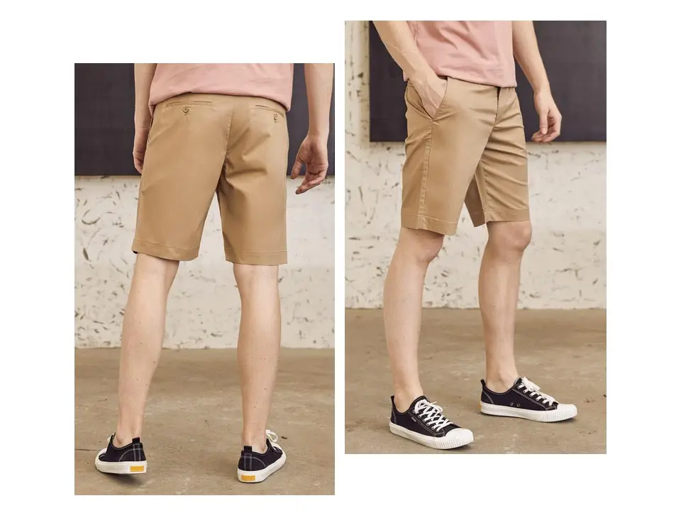 Metersbonwe мужские летние повседневные Шорты хлопковые короткие штаны модные шорты в уличном стиле однотонные дышащие размера плюс