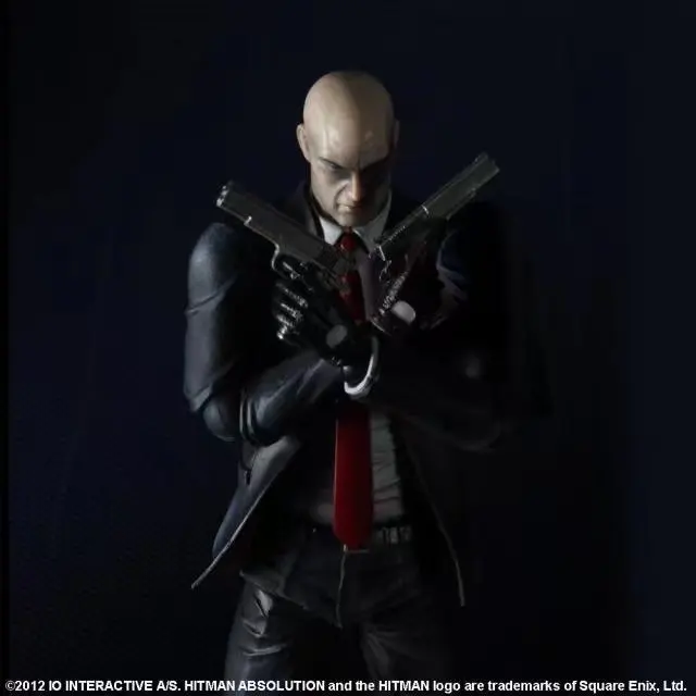 

PLAY ARTS KAI Hitman Codename 47 PVC Action Figure Collectible Model Toy 23cm
