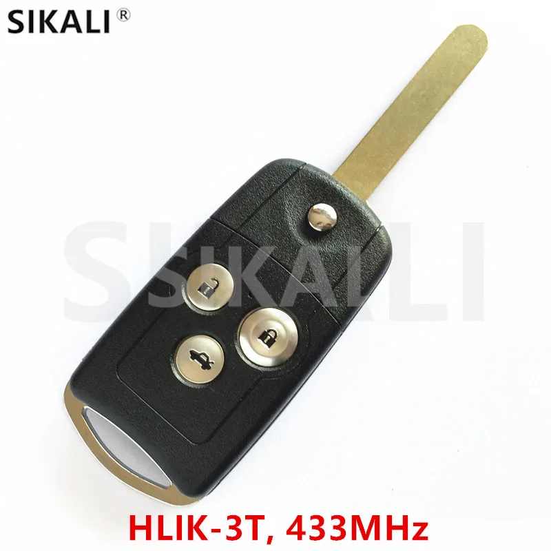 

SIKALI Car Remote Key 433MHz for Honda Accord Civic CRV City Fit Odyssey Keyless Entry Transmitter 3 Buttons