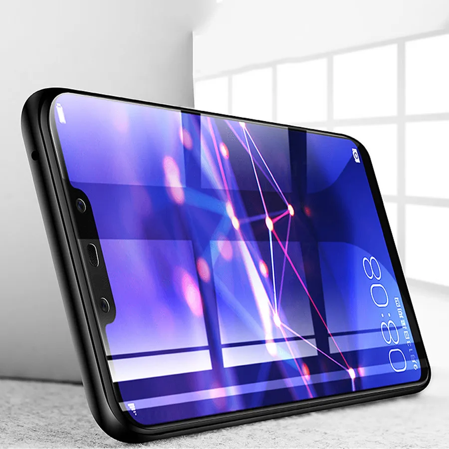Защитное стекло для huawei p20 lite p smart plus чехол с закаленным стеклом honor P mate 20 nova 3i 3e 3 I e