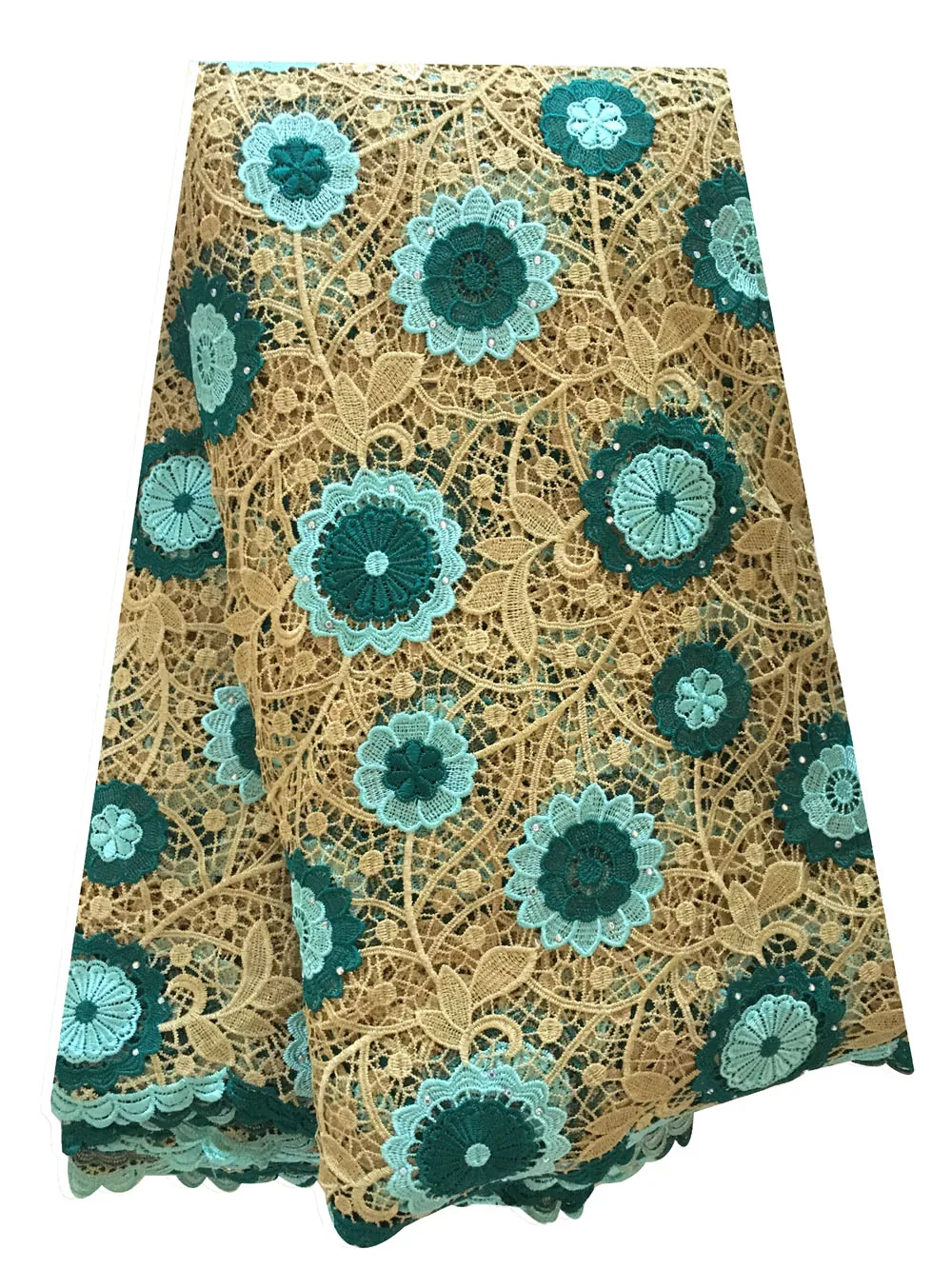 gold green aqua