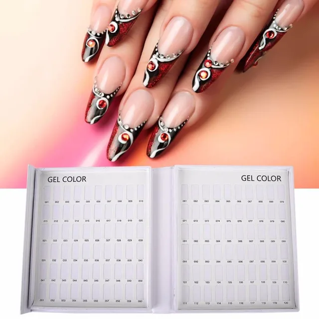 Aliexpress New Styleprofessional 120 Colors Nail Gel New Styleprofessional 120 Colors Nail Gel Polish Display Card Book Color Board Chart Art Salon