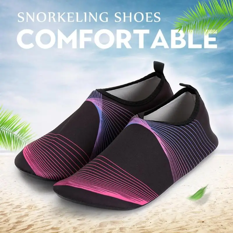Для плавания водонепроницаемая обувь и Для женщин подводный пляжный отдых на природе; водолазная обувь для взрослых на плоской подошве в