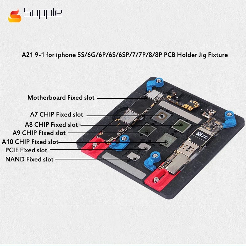 

Universal Fixture High temperature phone IC Chip motherboard Jig Board Maintenance Repair Mold Tool for iphone for Samsung ect