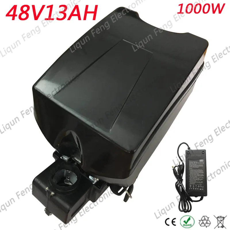 Высокое качество 48V 500W 1000W электрический велосипед 13AH литиевая батарея с 30A BMS и 2A