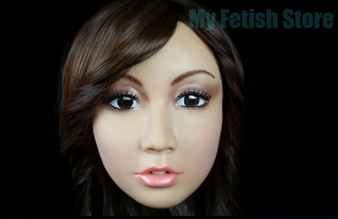 

[SH-1] Top quality real face mask, cosplay female silicone mask crossdresser, party mask masquerade masks