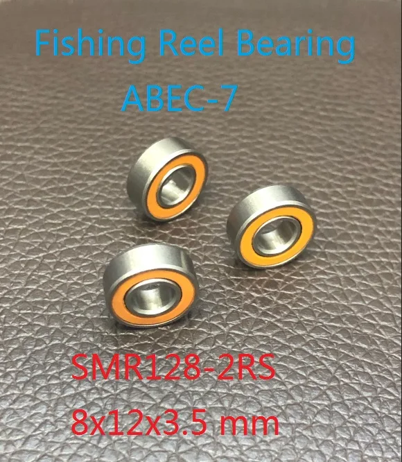 

5pcs/10pcs ABEC-7 SMR128-2RS SMR128 2OS 8x12x3.5 mm Stainless Steel hybrid si3n4 ceramic bearing fishing reel 8*12*3.5 MR128