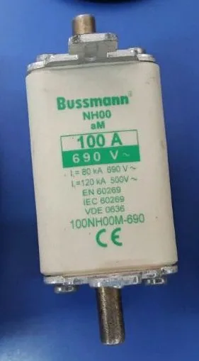 

Fuses: NH00 100A 690V aM 100NH00M-690