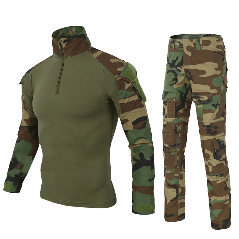 NEW men tactical military uniform Frog Camouflage Suit US Army long