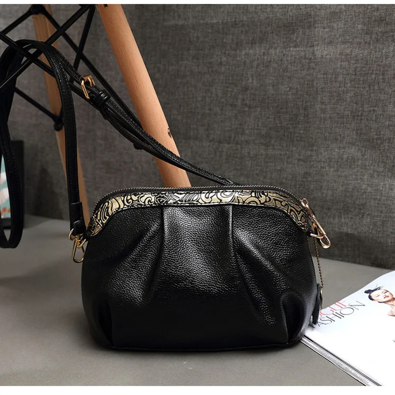 Женская сумка мессенджер из ПУ кожи с рюшами|bag high quality|crossbody bags for girlswomen sling bag |