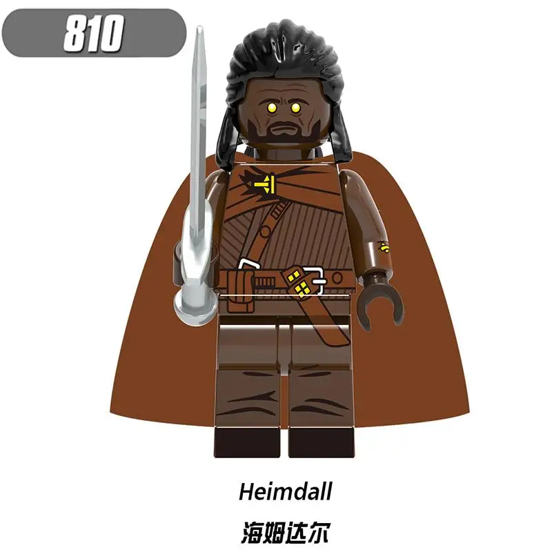 

XH810 Building Blocks Bricks Black Black Heimdall Marvel Super Hero Figures Action Model Kids Toys Avengers Infinity War Legoing