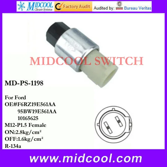 Free Shipping AC Compressor Cycling Switch OEM NO.F6RZ19E561AA