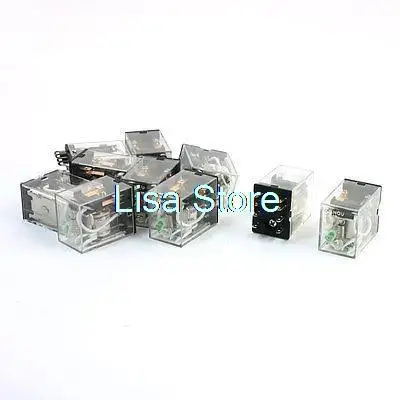 

10 шт. HH52P DC 24V DPDT 2NO 2NC 8 Pin Универсальное реле питания