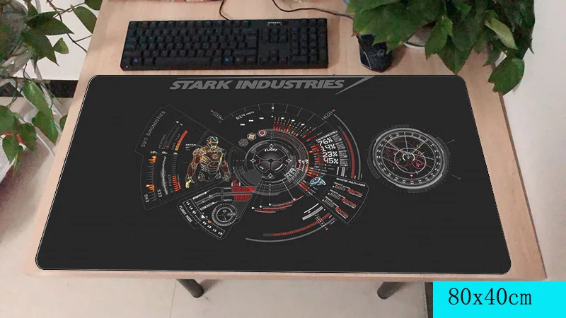 Size 800x400X2MM Железный человек коврик для мыши геймер 800x400x2 мм notbook коврик для мыши Новое поступление игровой коврик для мыши большой толстый коврик для мыши ПК настольный коврик для мыши - Цвет: Size 800x400X2MM