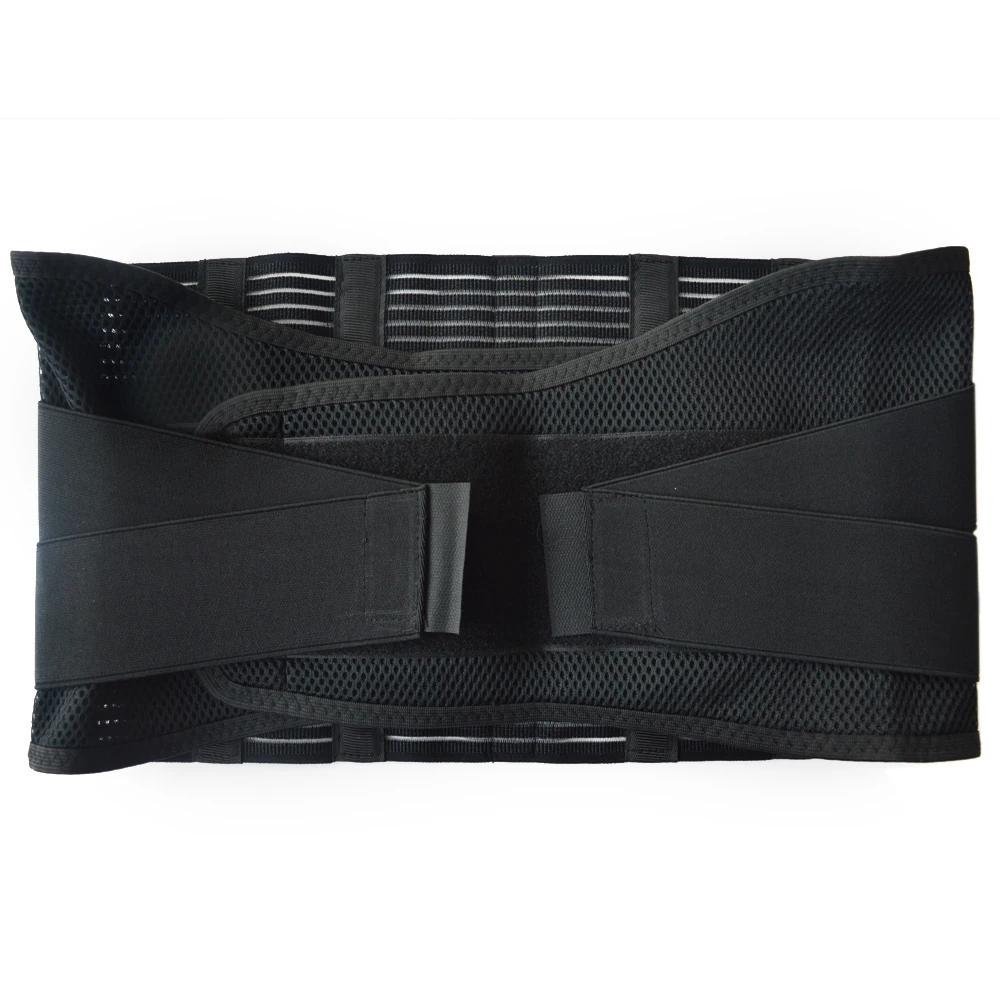 

Magnetic Double Pull Strap Back Support Brace Belt Lower Pain Black Back Ache Support-Orthopedic Spinal Back Lumbar Support