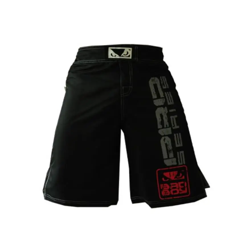 SUOTF nero bianco Tiger Muay Thai shorts boxe MMA pantaloni da allenamento fitness pantaloncini da boxe pantaloncini mma economici pantaloncini kickboxing mma