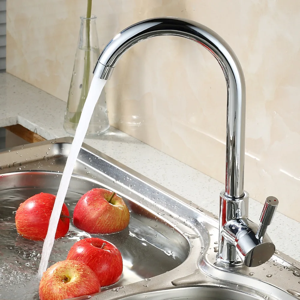 

Good quality kitchen sink faucet waterfall chrome finish mixer taps bathroom faucets basin tap DN23