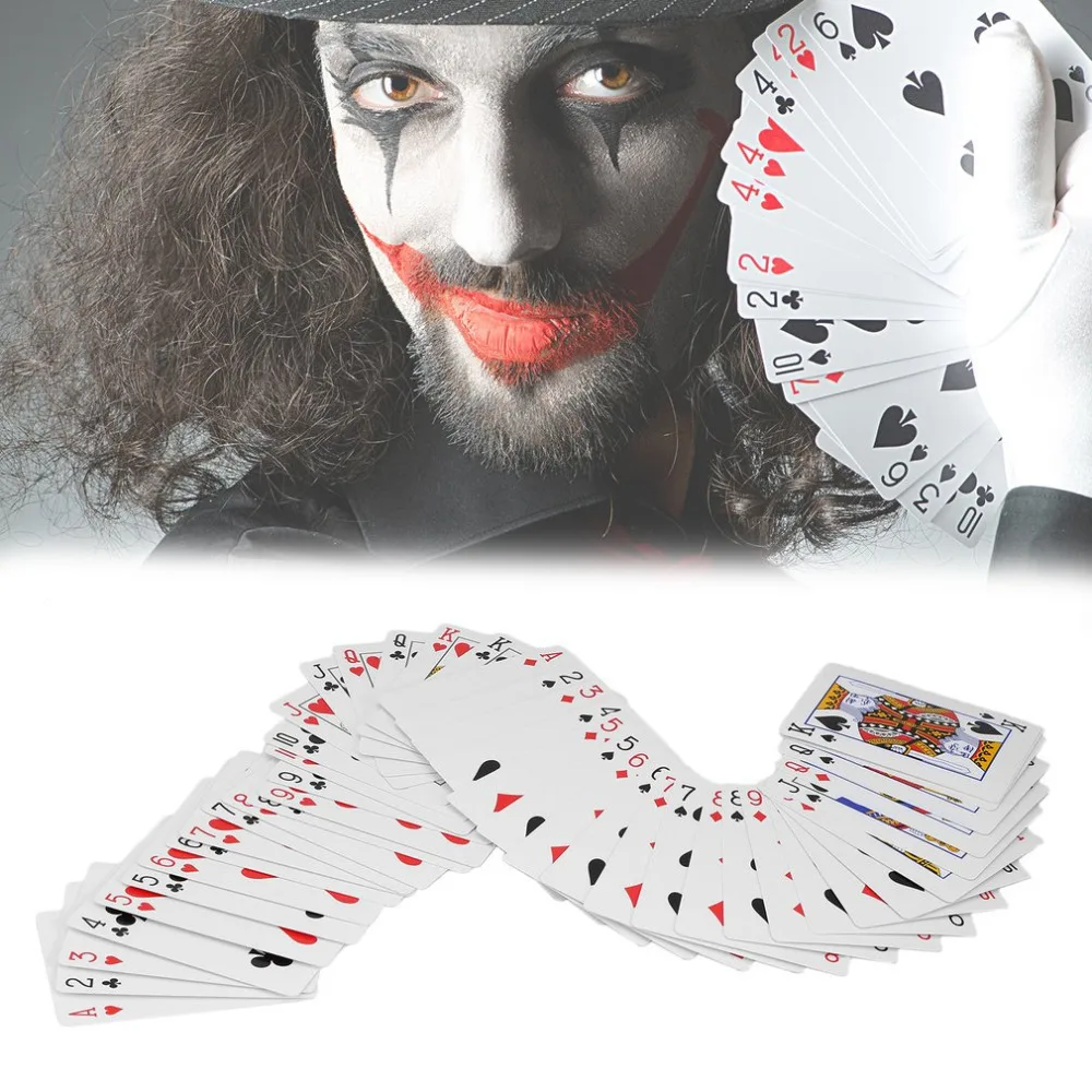 Новые игральные карты покер реквизит стандартные Волшебные трюки колоды карты Обучающие игрушки игральные карты для взрослых детей подарок Волшебные трюки