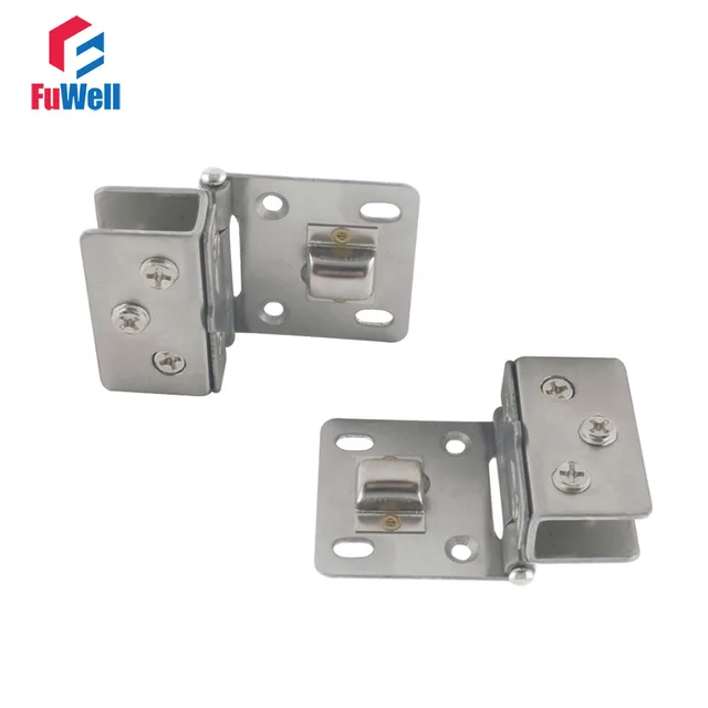 2pcs Stainless Steel Glass Door Hinge Fit 8 10mm Bathroom Shower 2pcs Stainless Steel Glass Door Hinge Fit 8 10mm Bathroom Shower Pivot