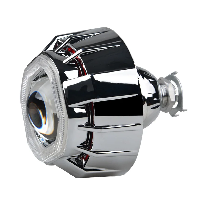 RACBOX 3 дюйма H1 HID линзы проектора Bi Xenon с белым красным синим двойным ангельским