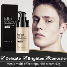 DSstyles Men BB Cream Face Cream Natural Whitening Beauty Skin Care Concealer Face Foundation Liquid Makeup Korean Cosmetics DSstyles Men BB Cream Face Cream Natural Whitening Beauty Skin Care Concealer Face Foundation Liquid Makeup Korean Cosmetics