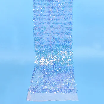 

1/2Yards 18mm Big Sequins Rainbow Color Sparkly Fabric For Clothes Glitter Sewing Fabric Diy Accessories