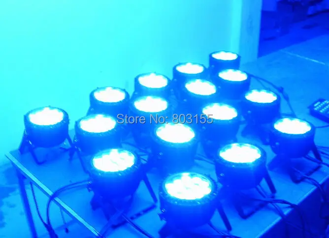 12 светодиодов 6IN1 RGBWAUV par может открытый пунктов водонепроницаемый свет этапа IP65|led