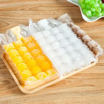 

10pcs/pack Disposable Ice-Making Bags Ice Maker Cube Tray Mold Ice Mould Ice Tray Summer DIY Drinking Tool 971473