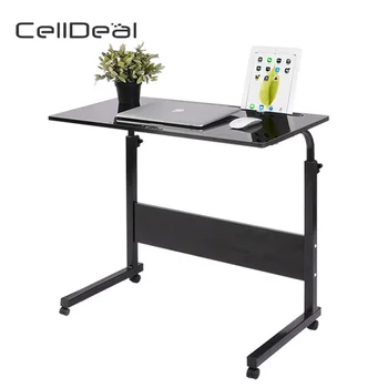 

Portable Trolley Laptop Table Computer Desk Keyboard Tray Height Adjustable Endtable Minimalist Modern Drafting Table