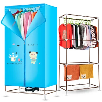 

Three Mechanical Keys Drying Machine Clothes Dryer Capacity Of 15 kg 900w Power 180 Mins Timing Wardroble 360 Cycling Heating