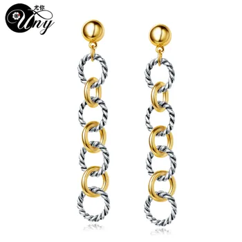 

UNY Fashion Luxury Earrings Brand David Stud post drop Earring Elegant Vintage Retro Antique Look Earrings Cable Wire Earring