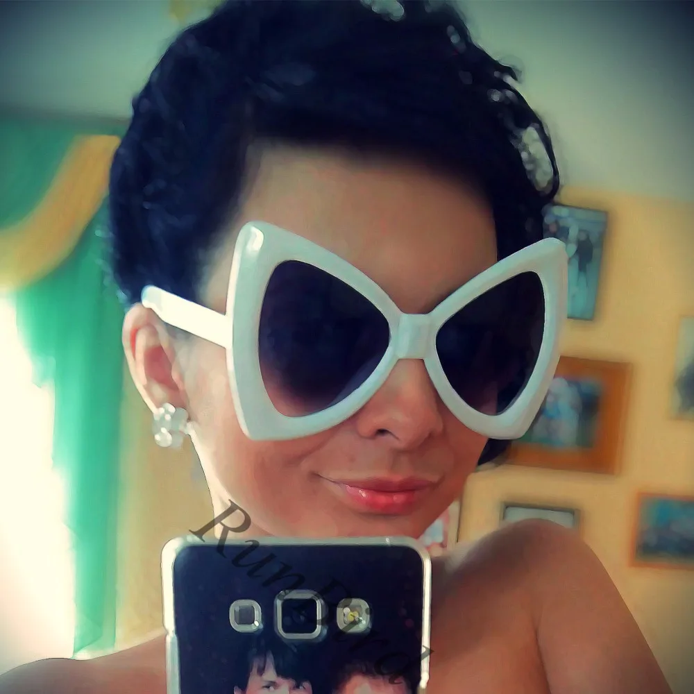 

2017 New Butterfly Sunglasses Women Brand Designer Luxury Retro Cat Eye Clear Lens Glasses Sexy Vintage Fashion Eyeglasses R111