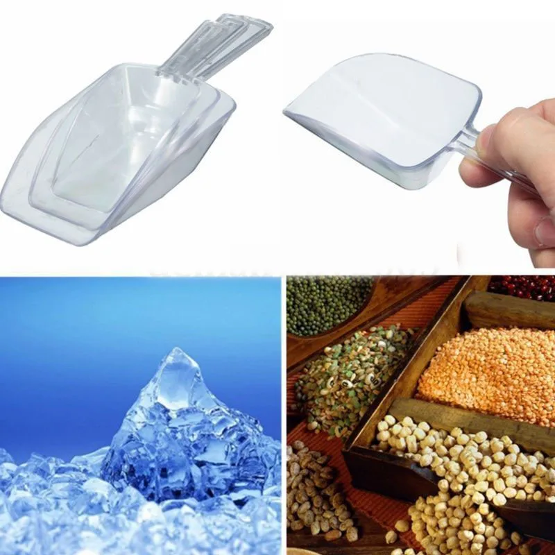 

3Pcs/set Plastic Scoops Set Sweet Bridal Favors Candy Ice Sugar Scoops For Wedding Party Bar Buffet Kitchen Gadgets Accessories