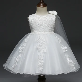

baby girl clothes Newborn Baby Girl Dresss Lace Dresses Birthday Party Princess Dress Wedding Vestidos de bebe recien nacido